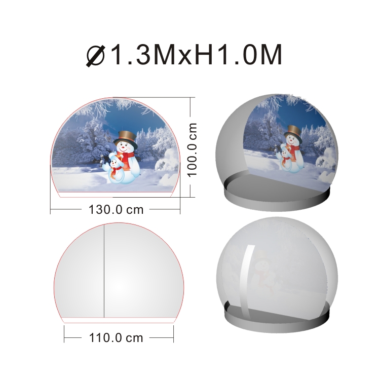 3m Inflatable Snow Globe 3m Inflatable Snow Globe Dome