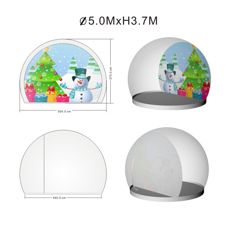 5m Custom Snow Globe 5m Large Snow Globe