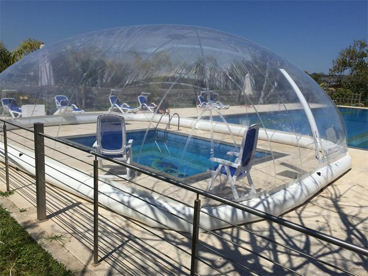 inflatable pool tent