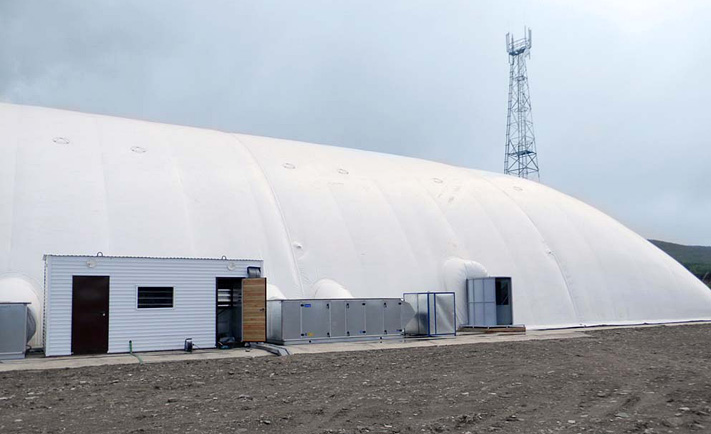 2205m² Equipment depot Air Supported Structures
